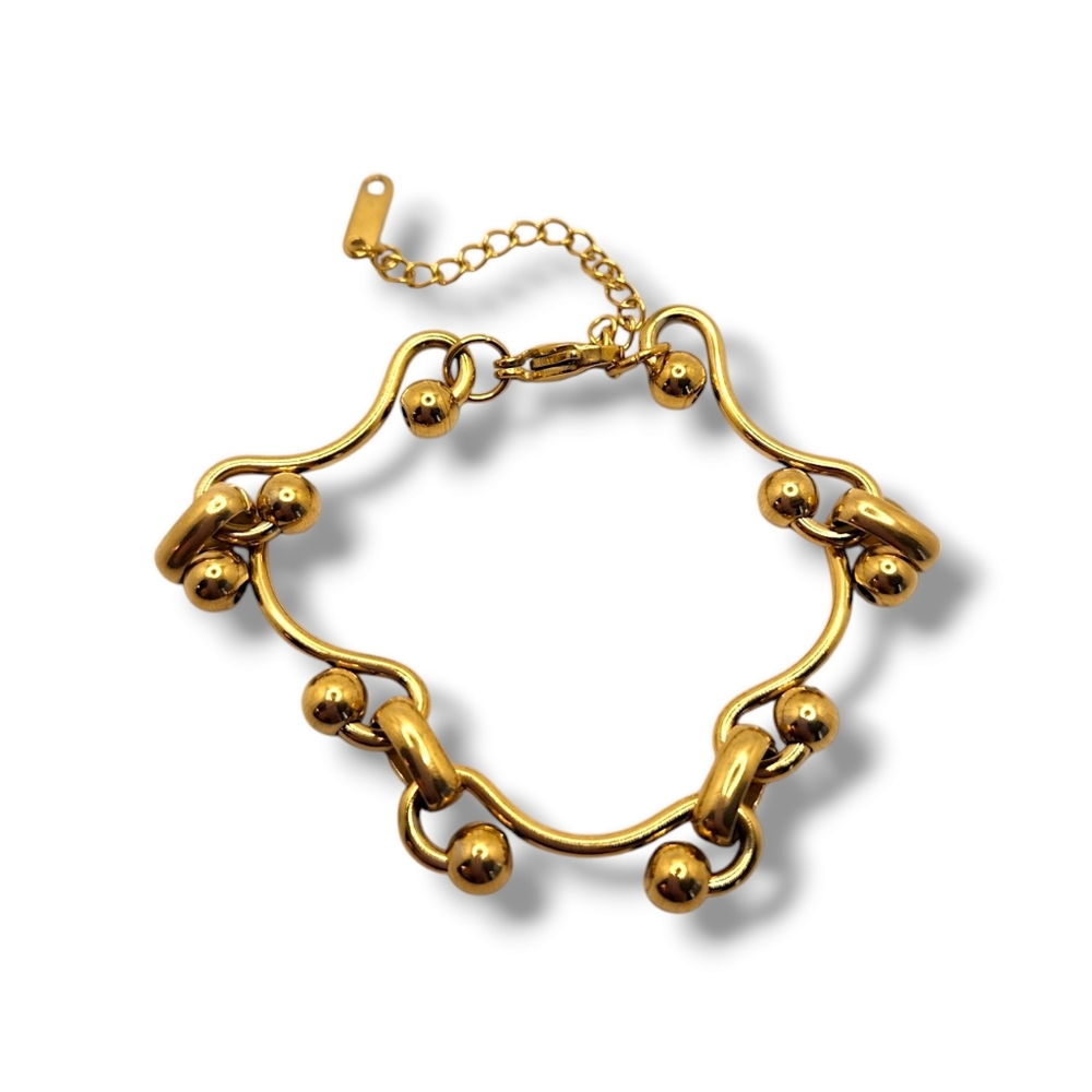 Gold Stainless Steel chain bracelet